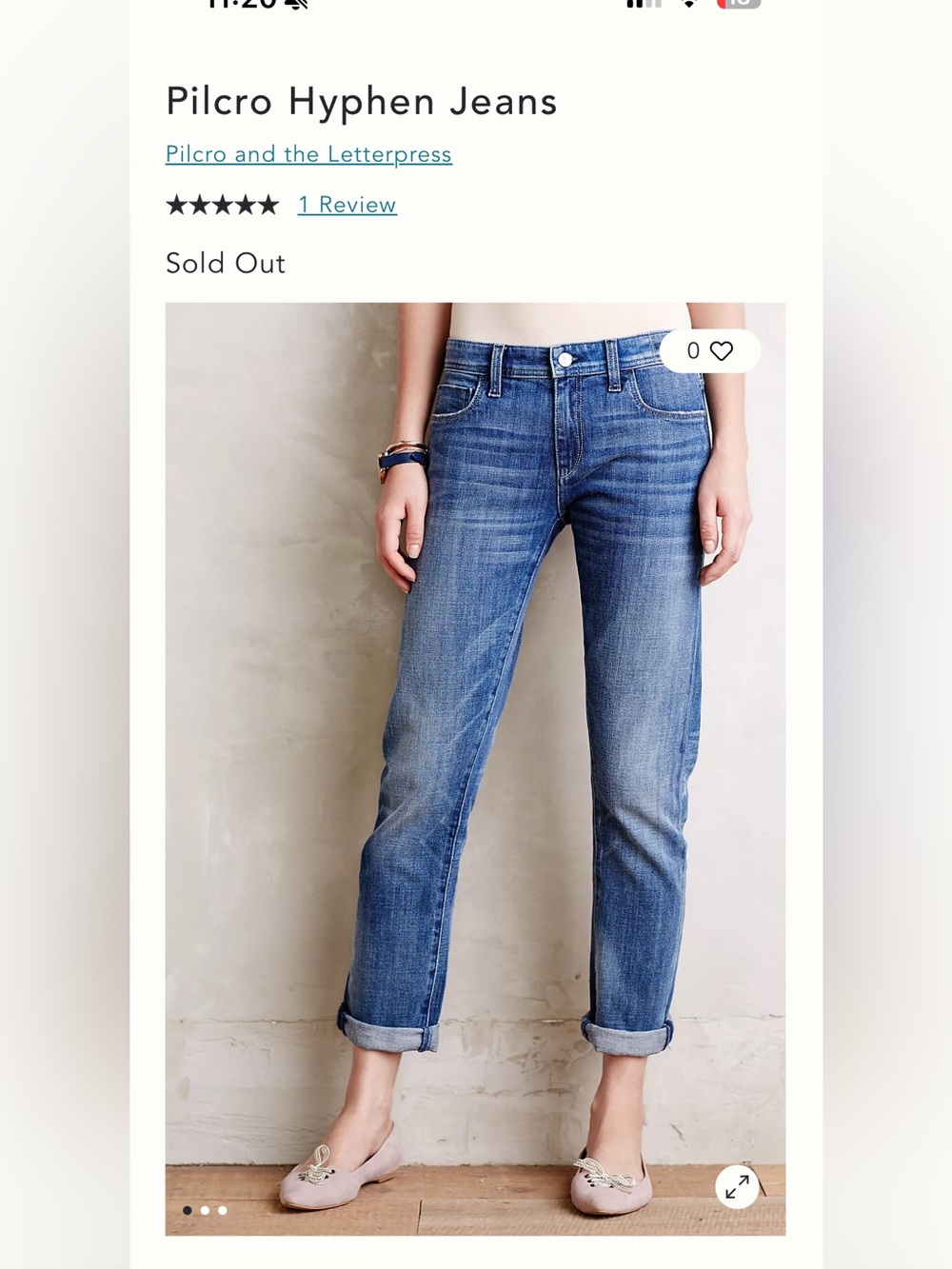 Pilcro Women's Straight Leg Jeans in Light Blue waist 19.5 rise 10 in. 30